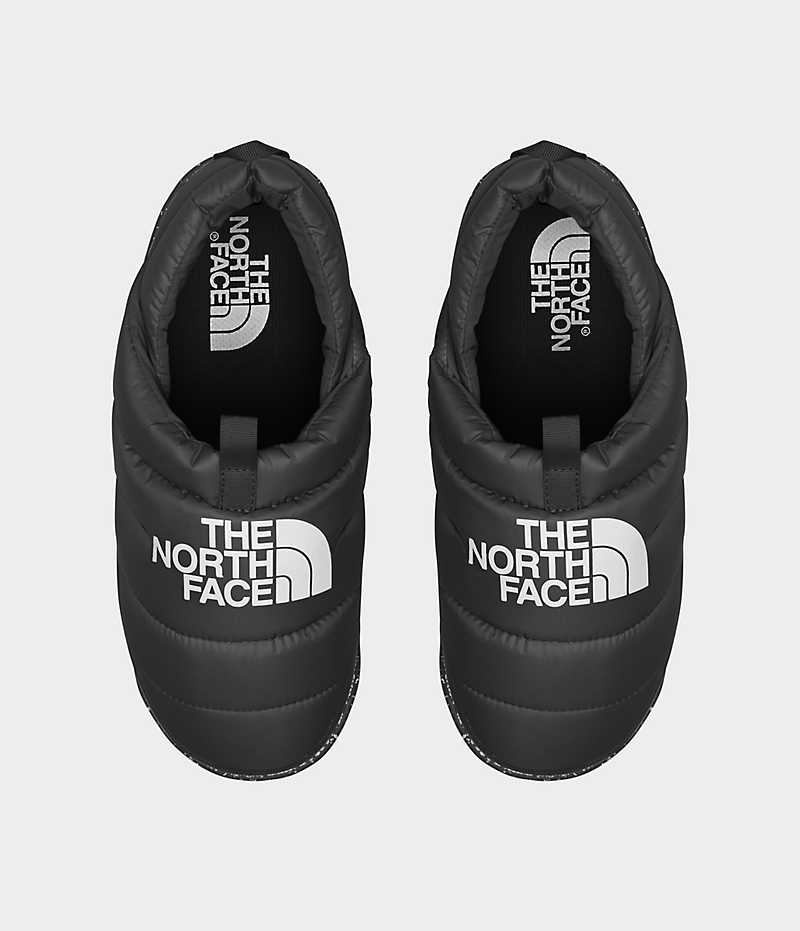 Black The North Face Nuptse Men's Mules | MALAYSIA UIGLOA