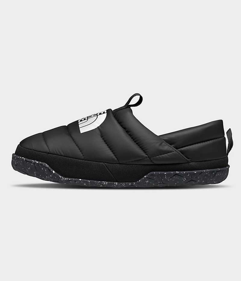 Black The North Face Nuptse Men\'s Mules | MALAYSIA UIGLOA