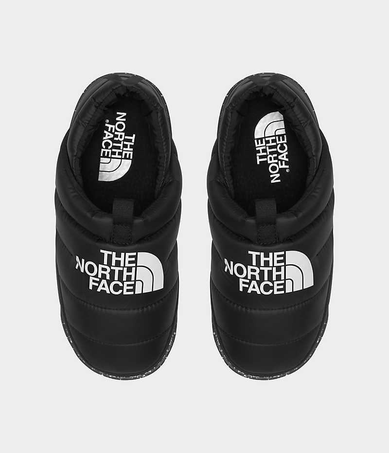 Black The North Face Nuptse Women's Mules | MALAYSIA QXRPSU