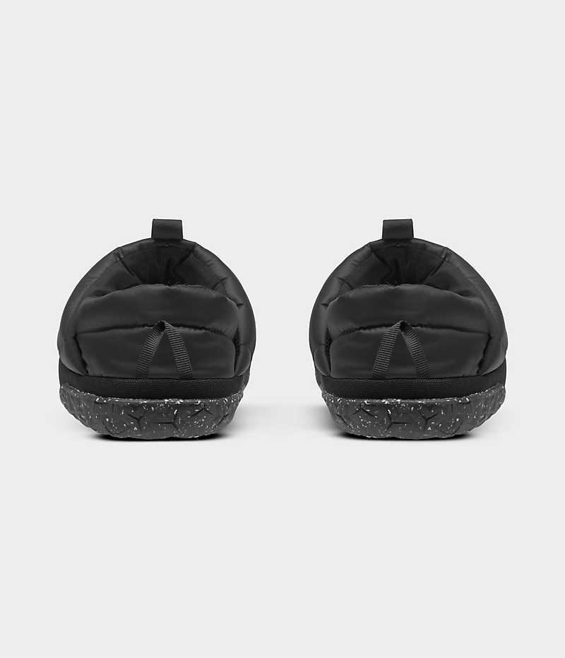 Black The North Face Nuptse Women's Mules | MALAYSIA QXRPSU