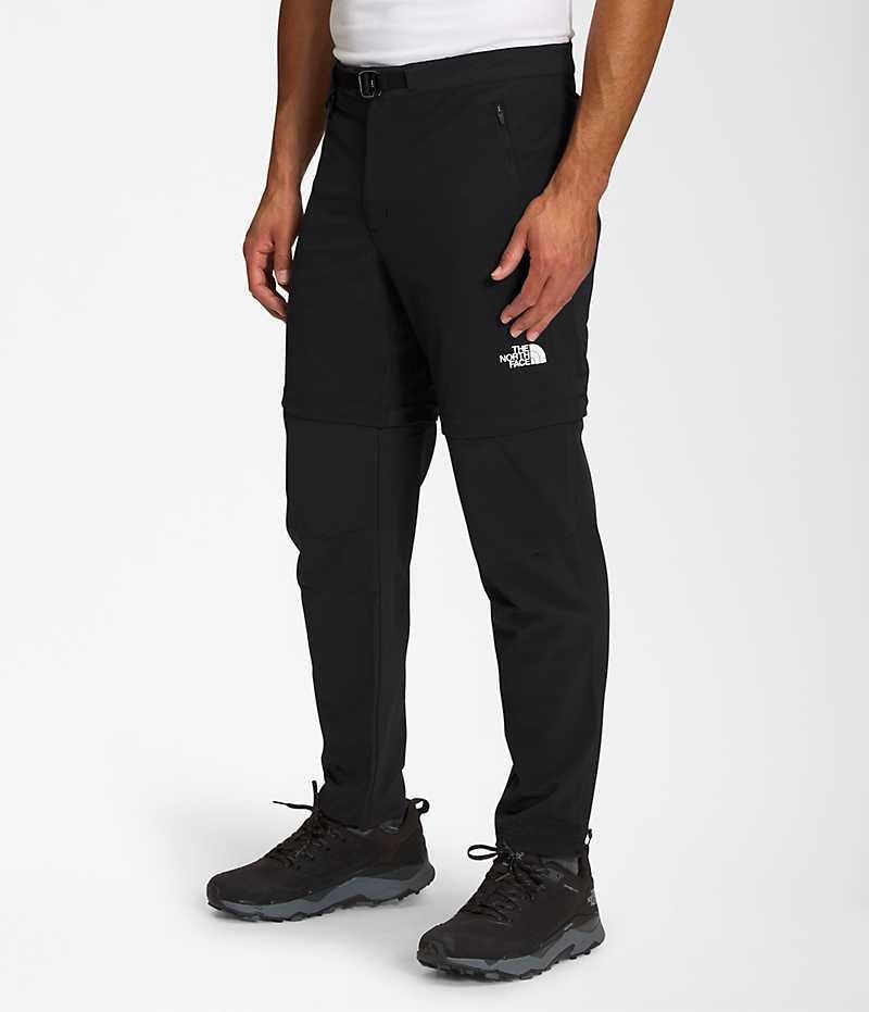 Black The North Face Paramount Pro Convertible Men's Pants | MALAYSIA JIYZWF