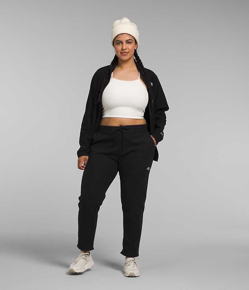 Black The North Face Plus Alpine Polartec® 100 Women's Fleece Pants | MALAYSIA SPBLGU