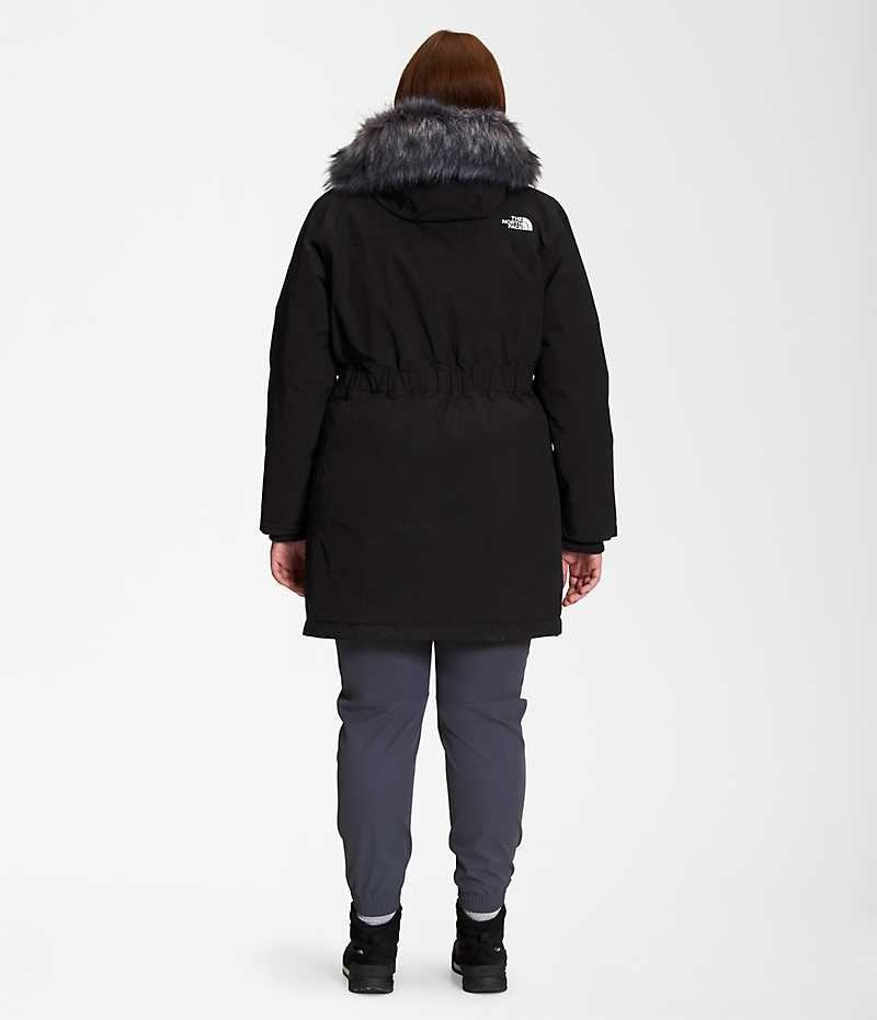 Black The North Face Plus Arctic Women's Coat | MALAYSIA WQZUFS