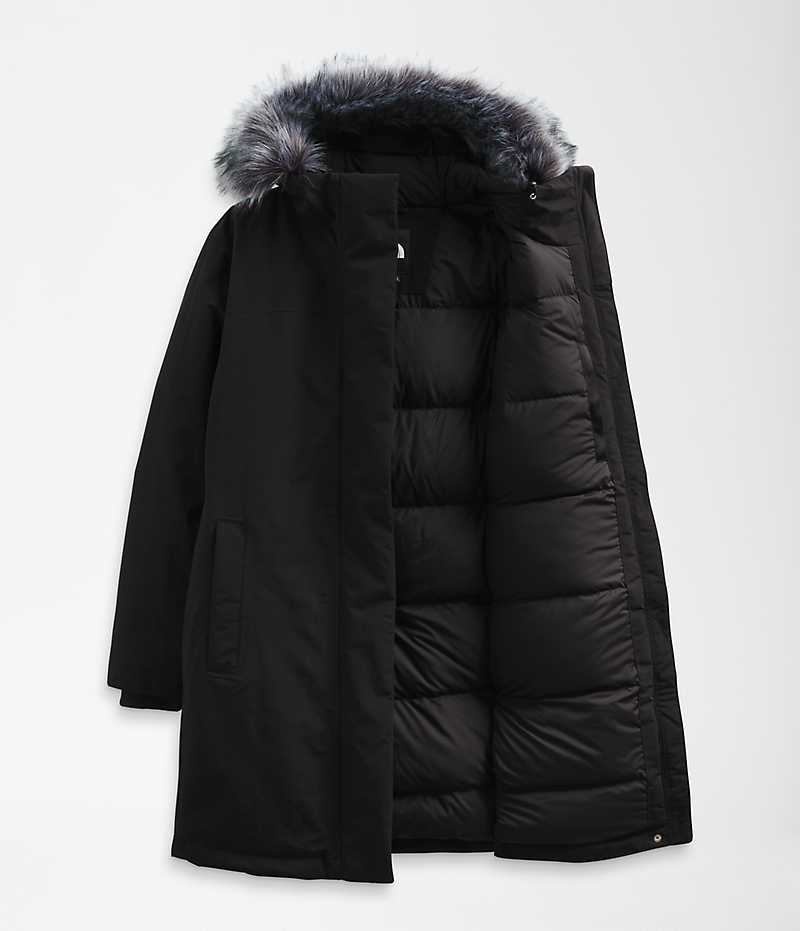 Black The North Face Plus Arctic Women's Coat | MALAYSIA WQZUFS