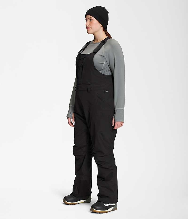 Black The North Face Plus Freedom Women's Bib Pants | MALAYSIA CWGSYF