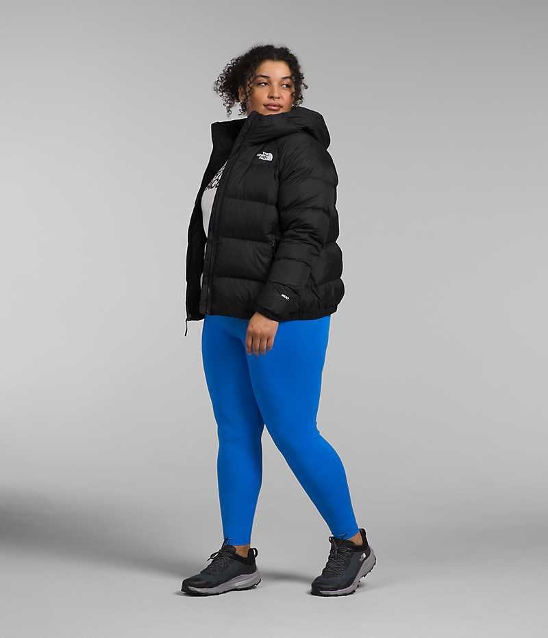 Black The North Face Plus Hydrenalite™ Hoodie Women's Puffer Jacket | MALAYSIA GWPAFM