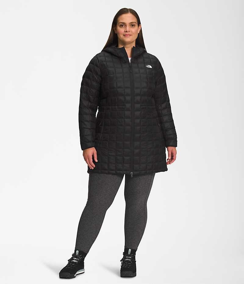 Black The North Face Plus ThermoBall™ Eco Women\'s Coat | MALAYSIA TLDBZP