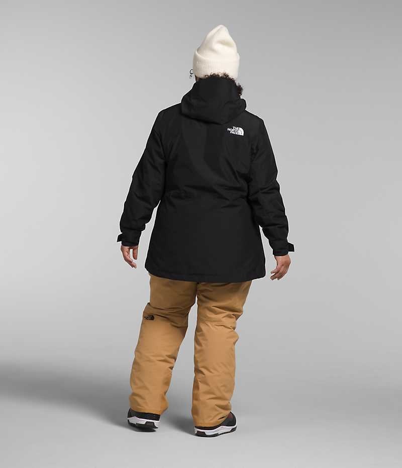 Black The North Face Plus ThermoBall™ Eco Snow Triclimate® Women's Insulated Jacket | MALAYSIA VBCEAM