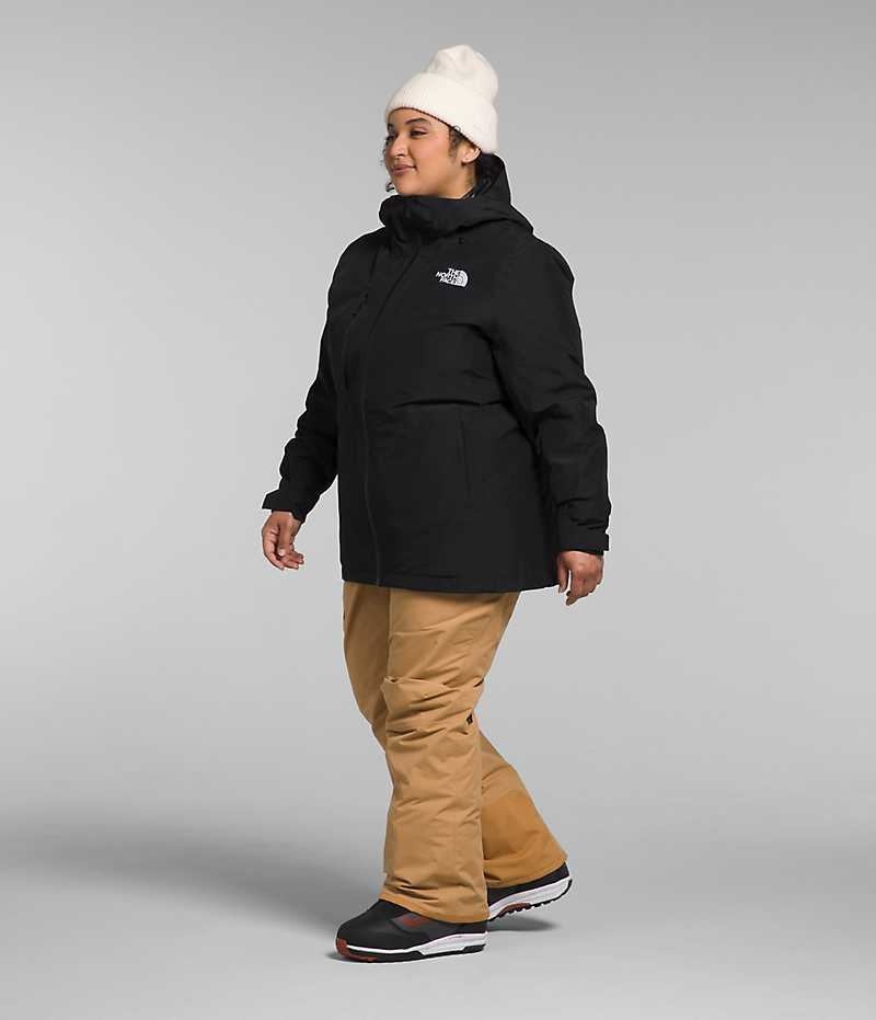 Black The North Face Plus ThermoBall™ Eco Snow Triclimate® Women's Insulated Jacket | MALAYSIA VBCEAM