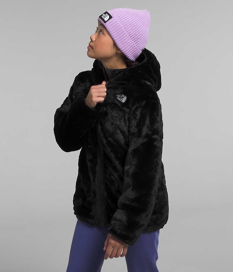 Black The North Face Reversible Mossbud Girls' Coat | MALAYSIA JPYZTL