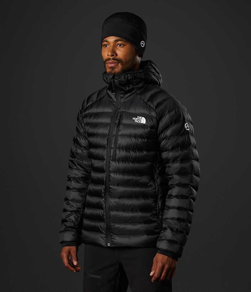 Black The North Face Summit Series Breithorn Men's Hooded Jacket | MALAYSIA XAHUMC