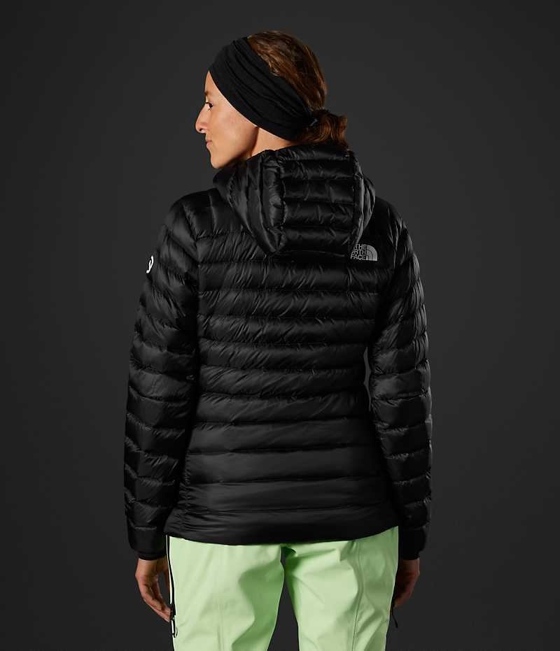 Black The North Face Summit Series Breithorn Hoodie Women's Puffer Jacket | MALAYSIA STZWRL