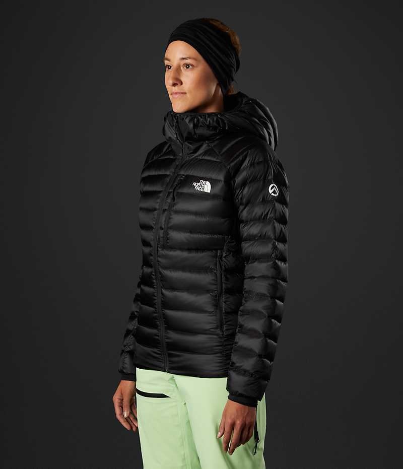 Black The North Face Summit Series Breithorn Hoodie Women's Puffer Jacket | MALAYSIA STZWRL