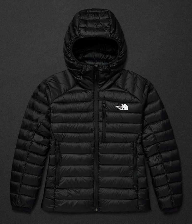 Black The North Face Summit Series Breithorn Hoodie Women's Puffer Jacket | MALAYSIA STZWRL