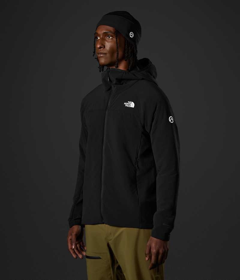 Black The North Face Summit Series Casaval Hoodie Men's Hybrid Jacket | MALAYSIA YCGDUE