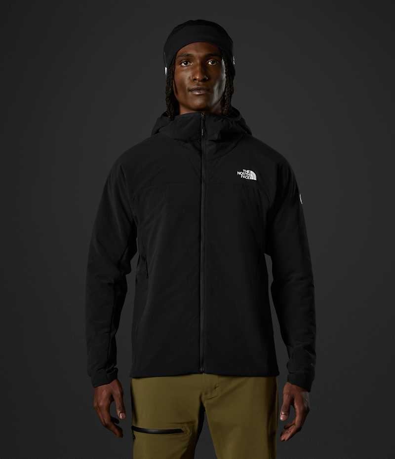 Black The North Face Summit Series Casaval Hoodie Men\'s Hybrid Jacket | MALAYSIA YCGDUE