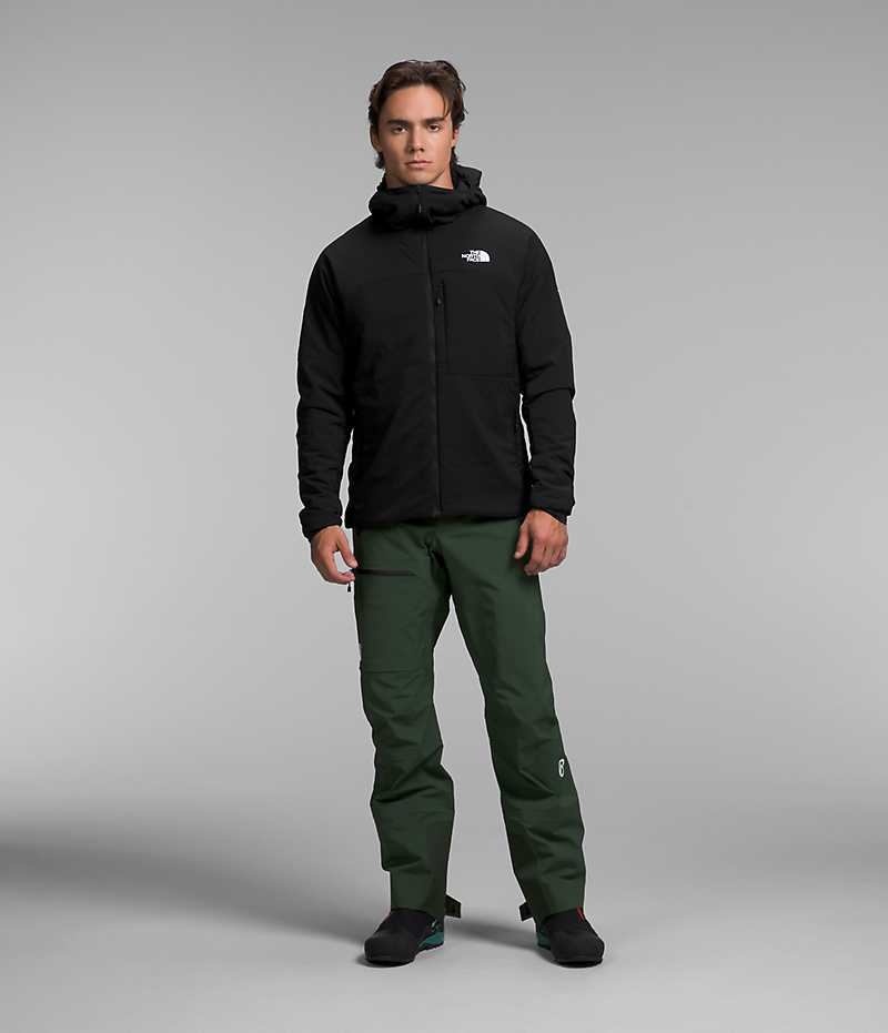 Black The North Face Summit Series Casaval Men's Hooded Jacket | MALAYSIA OMVZNE