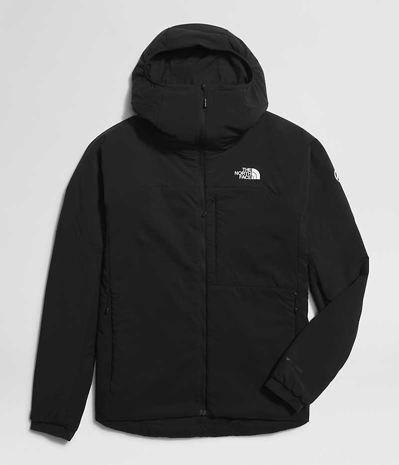 Black The North Face Summit Series Casaval Men's Hooded Jacket | MALAYSIA OMVZNE