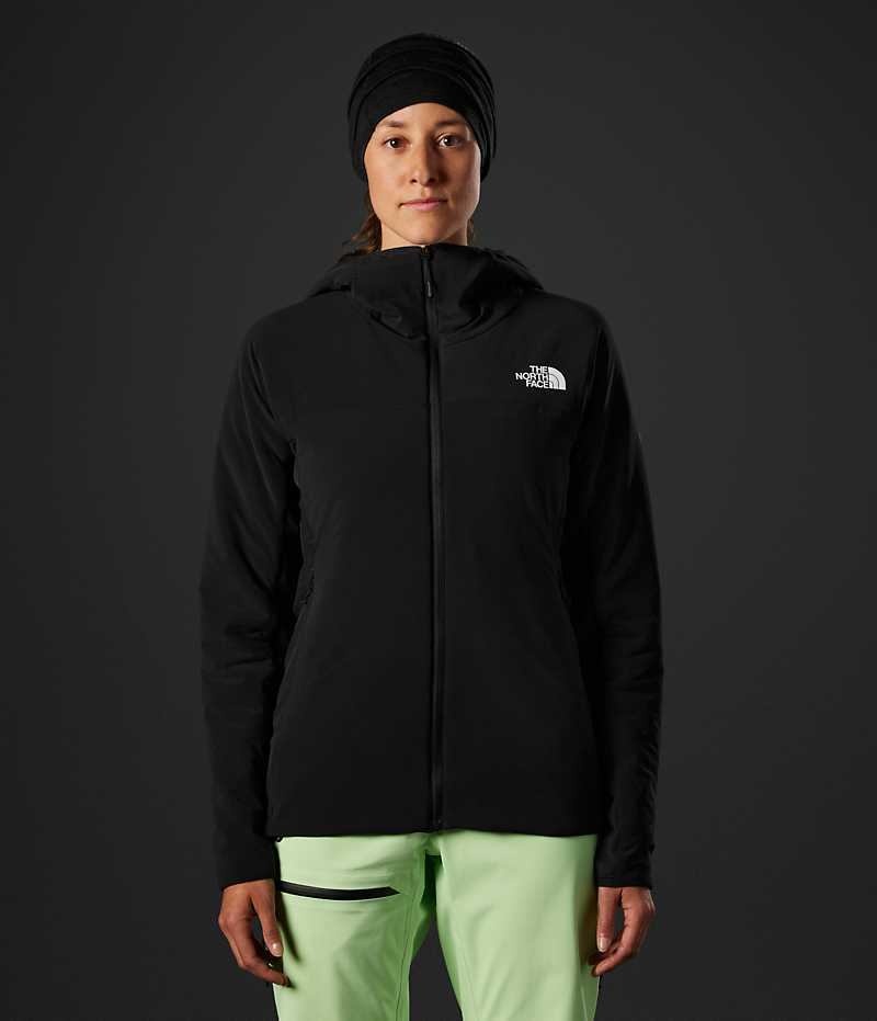 Black The North Face Summit Series Casaval Hoodie Women\'s Hybrid Jacket | MALAYSIA RDQUNI