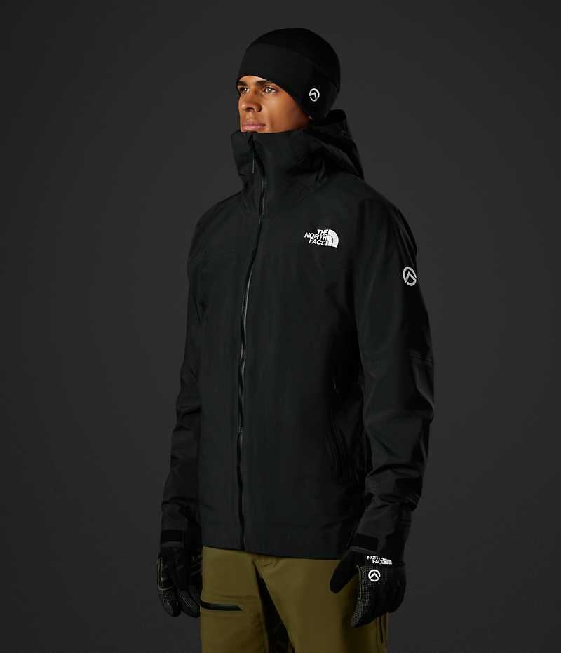 Black The North Face Summit Series Chamlang FUTURELIGHT™ Men's Rain Jacket | MALAYSIA TUKDSI