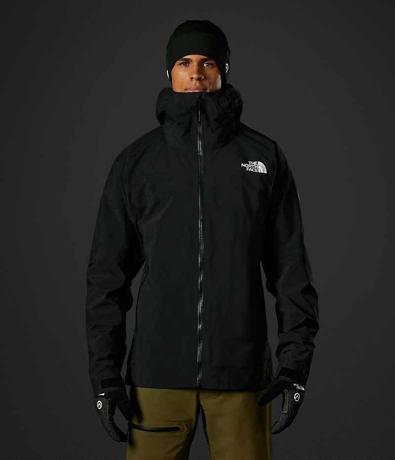 Black The North Face Summit Series Chamlang FUTURELIGHT™ Men\'s Rain Jacket | MALAYSIA TUKDSI