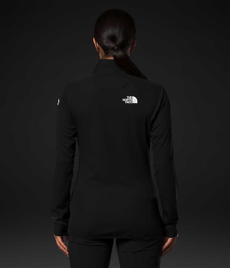 Black The North Face Summit Series FUTUREFLEECE™ LT ½-Zip Women's Sweatshirt | MALAYSIA GJHMWO