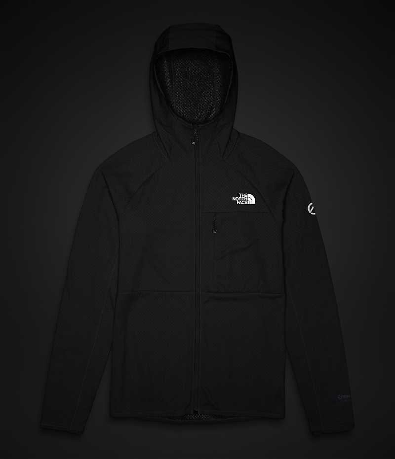 Black The North Face Summit Series FUTUREFLEECE™ Full-Zip Hoodie Men's Fleece Jacket | MALAYSIA EAPIVZ