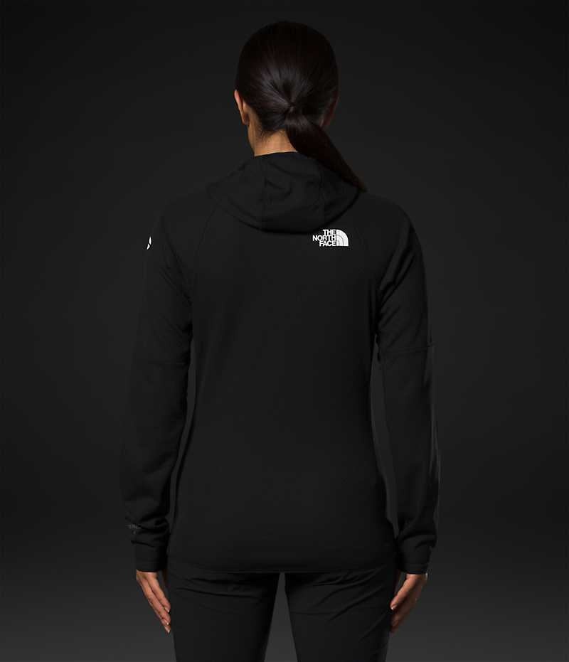 Black The North Face Summit Series FUTUREFLEECE™ Full-Zip Hoodie Women's Fleece Jacket | MALAYSIA XHEDYT