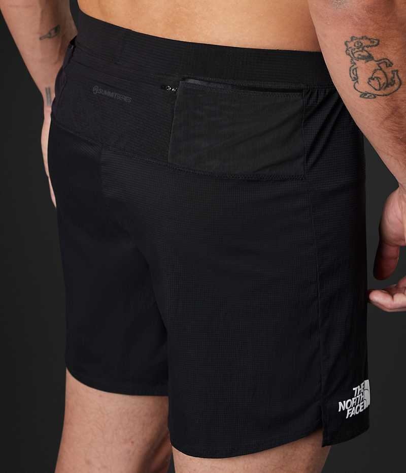 Black The North Face Summit Series Pacesetter Run Brief Men's Shorts | MALAYSIA MIBXJC