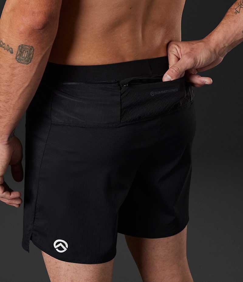 Black The North Face Summit Series Pacesetter Run Brief Men's Shorts | MALAYSIA MIBXJC