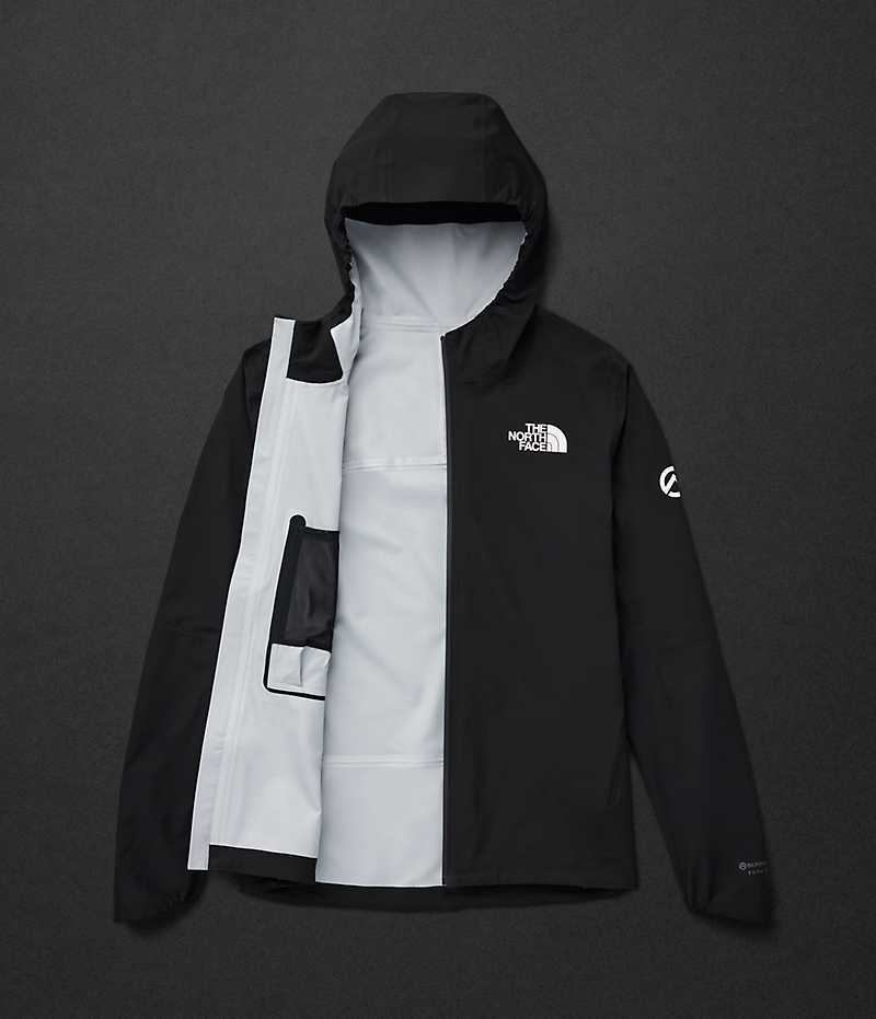 Black The North Face Summit Series Superior FUTURELIGHT™ Men's Rain Jacket | MALAYSIA WMRUOG