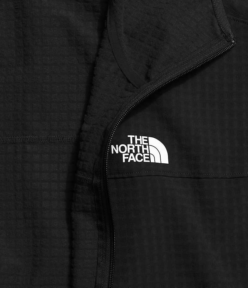 Black The North Face Tekware™ Grid Hoodie Men's Fleece Jacket | MALAYSIA TXSEDM