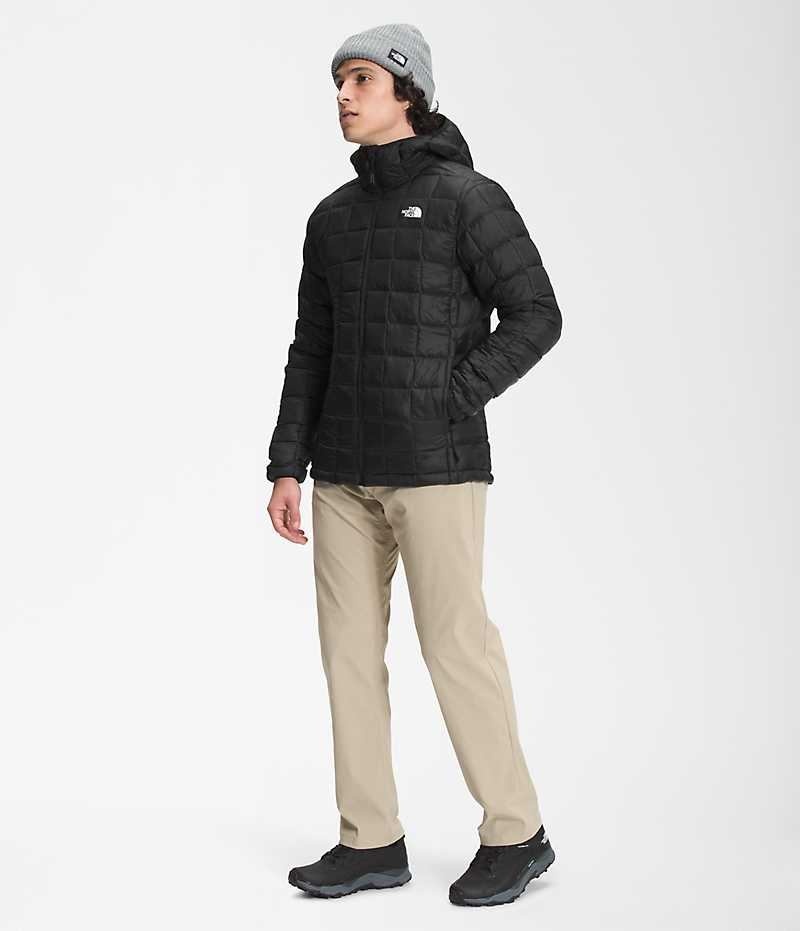 Black The North Face ThermoBall™ Eco Hoodie 2.0 Men's Puffer Jacket | MALAYSIA BUHPZI