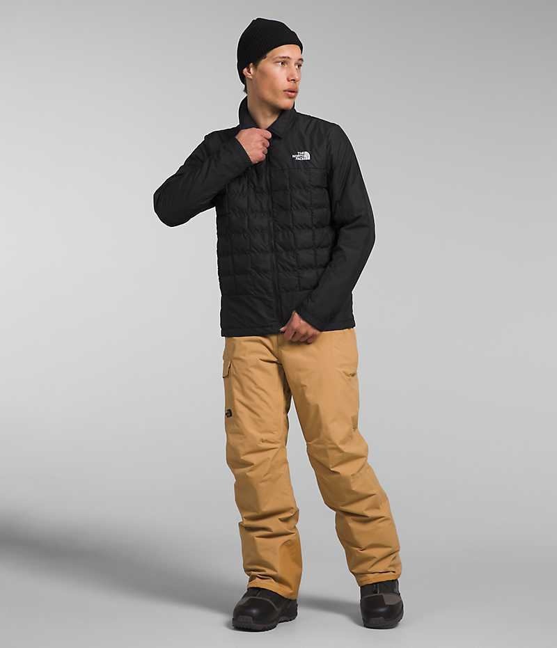 Black The North Face ThermoBall™ Eco Snow Triclimate® Men's Hooded Jacket | MALAYSIA EADJWC