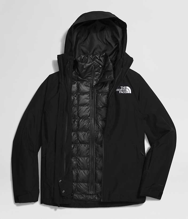 Black The North Face ThermoBall™ Eco Snow Triclimate® Women's Insulated Jacket | MALAYSIA PVILKH