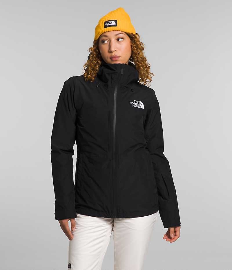 Black The North Face ThermoBall™ Eco Snow Triclimate® Women\'s Insulated Jacket | MALAYSIA PVILKH