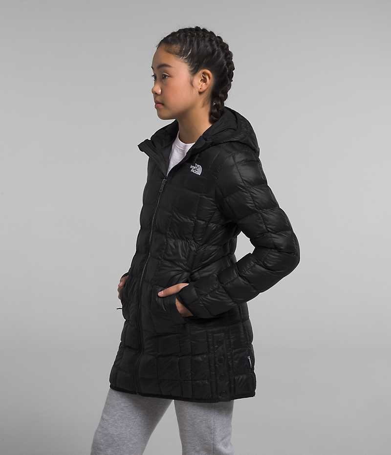 Black The North Face ThermoBall™ Girls' Coat | MALAYSIA WOPHGE