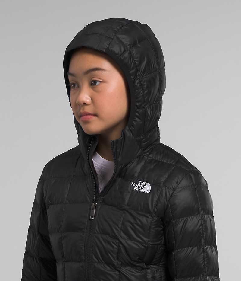 Black The North Face ThermoBall™ Girls' Coat | MALAYSIA WOPHGE