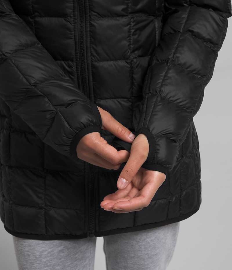 Black The North Face ThermoBall™ Girls' Coat | MALAYSIA WOPHGE