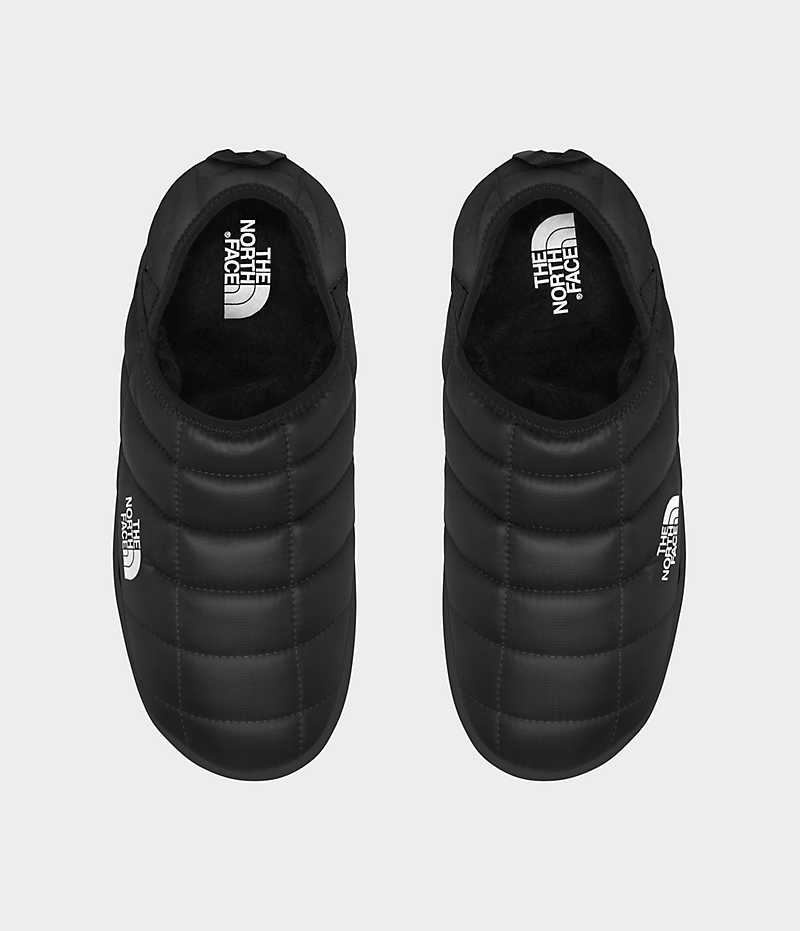 Black The North Face ThermoBall™ Traction V Men's Mules | MALAYSIA SWBVCQ