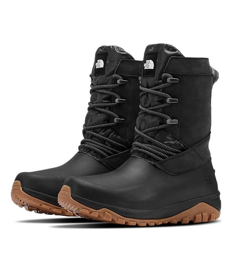 Black The North Face Yukiona Mid Women\'s Winter Boots | MALAYSIA CVLDBE