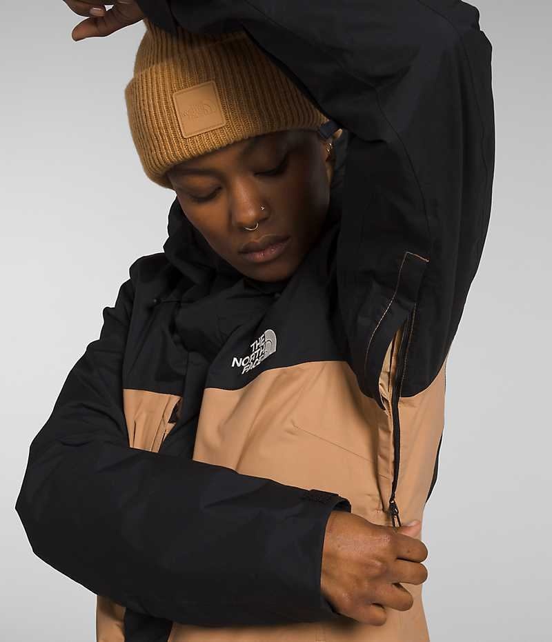 Black / Khaki The North Face Freedom Women's Insulated Jacket | MALAYSIA YCFZRJ