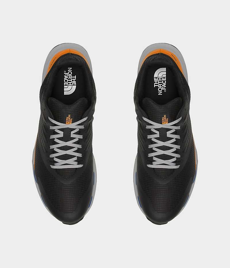 Black / Orange The North Face VECTIV Levitum FUTURELIGHT™ Men's Trail Running Shoes | MALAYSIA IWRTGP