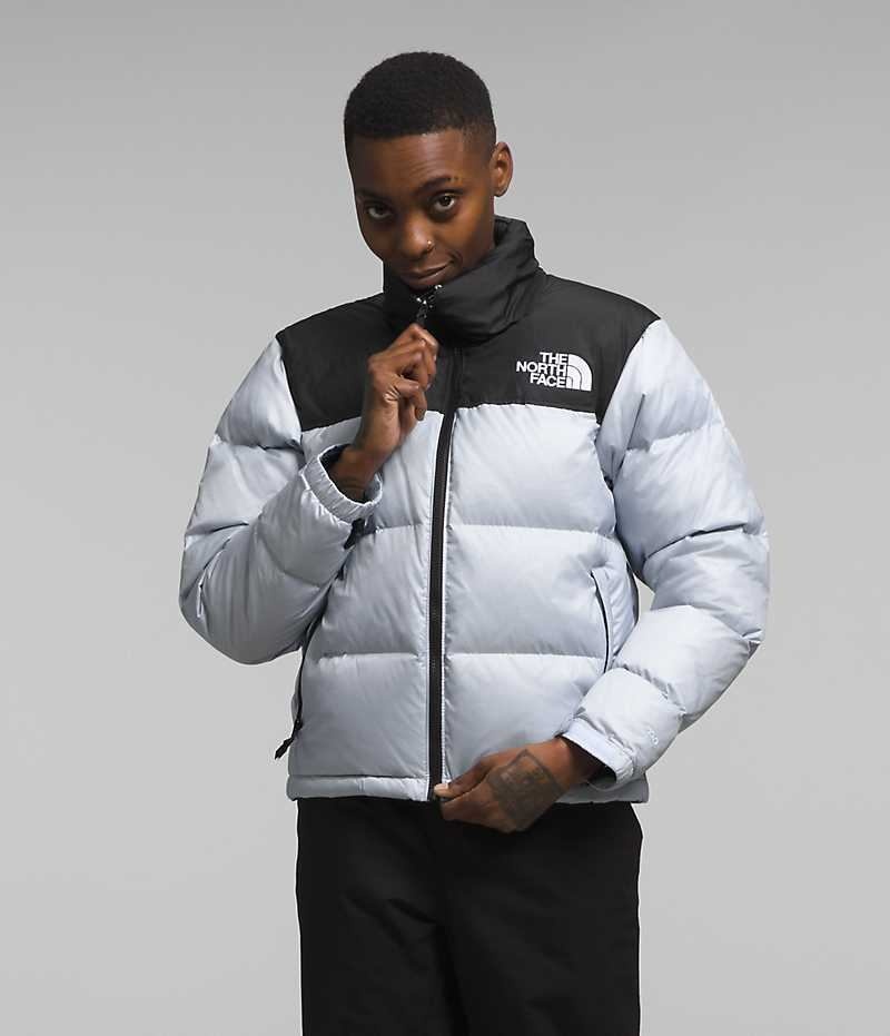 Black / White The North Face 1996 Retro Nuptse Women\'s Puffer Jacket | MALAYSIA SQGZLF