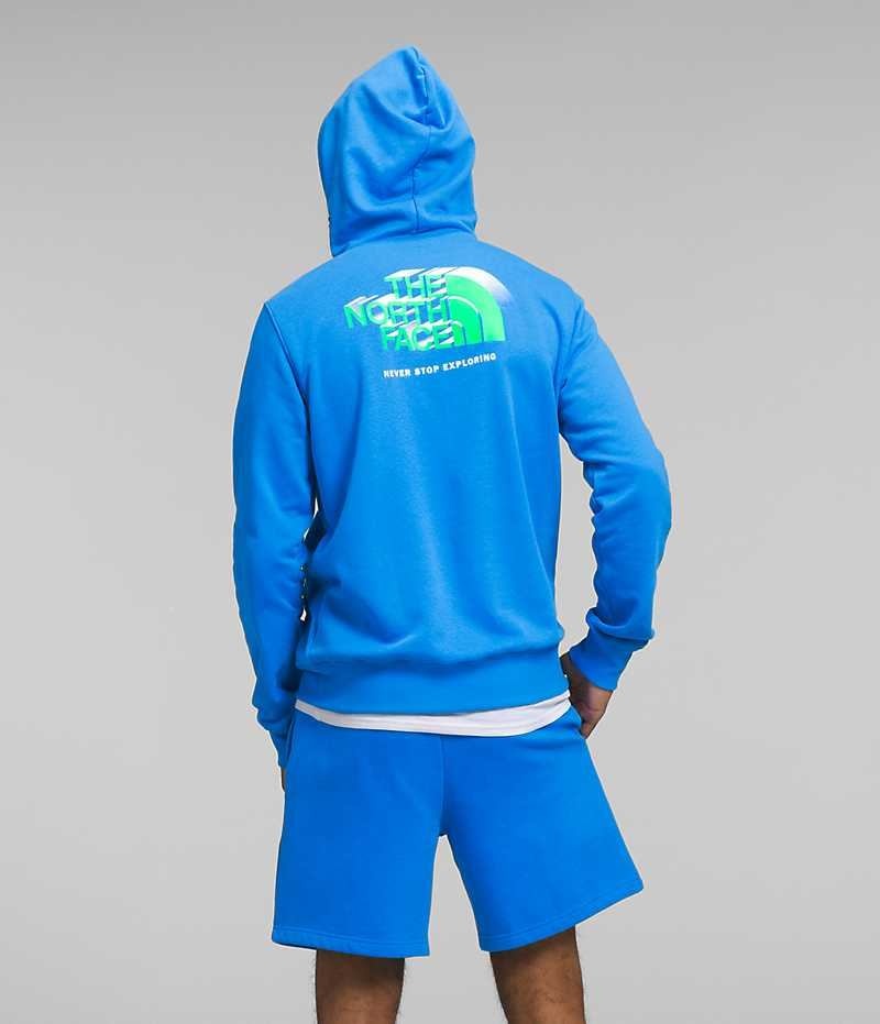 Blue The North Face Box NSE Pullover Men\'s Hoodie | MALAYSIA GIBLOS