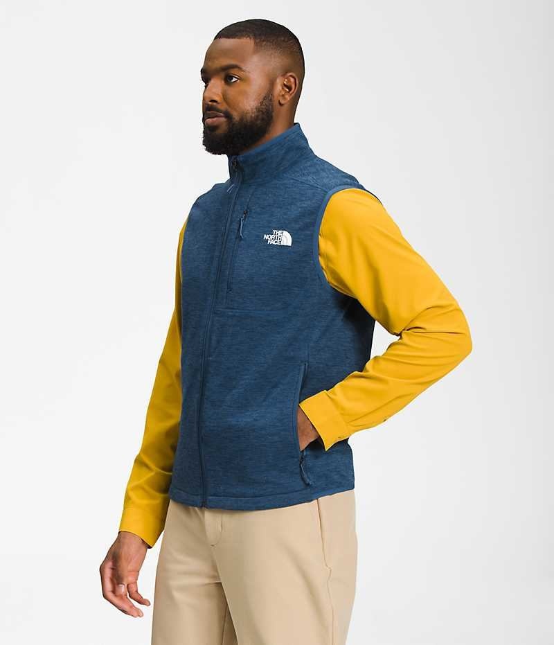 Blue The North Face Canyonlands Men's Vest | MALAYSIA AWXOPB