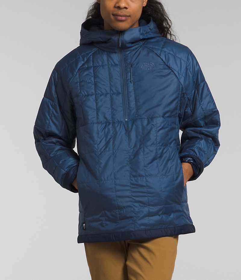 Blue The North Face Circaloft ¼-Zip Pullover Men\'s Puffer Jacket | MALAYSIA LSMBDO