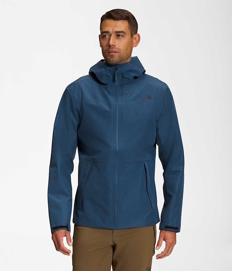 Blue The North Face Dryzzle FUTURELIGHT™ Men\'s Rain Jacket | MALAYSIA CSZLFG