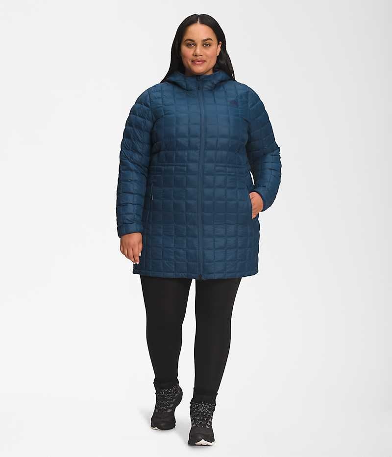 Blue The North Face Plus ThermoBall™ Eco Women\'s Coat | MALAYSIA JGBYZW