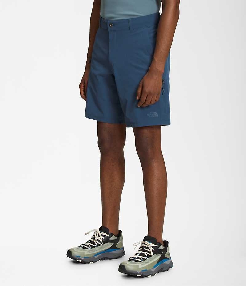 Blue The North Face Rolling Sun Packable Men's Shorts | MALAYSIA PAKWSZ